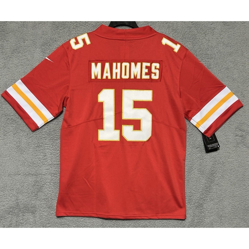 Nike On Field Patrick Mahomes Jersey #15 Kansas City Chiefs Mens M Red NWT - Picture 14 of 15
